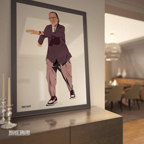 Dance Ron! - Ron Mael of Sparks - A3, A2, A1 or A0 Prints