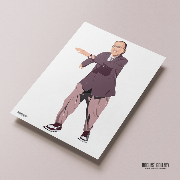 Dance Ron! - Ron Mael of Sparks - A3, A2, A1 or A0 Prints