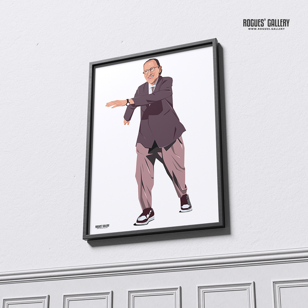 Dance Ron! - Ron Mael of Sparks - A3, A2, A1 or A0 Prints
