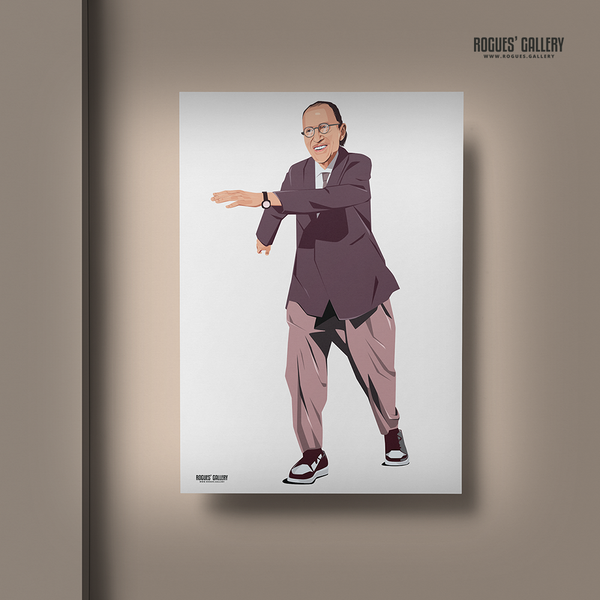 Dance Ron! - Ron Mael of Sparks - A3, A2, A1 or A0 Prints