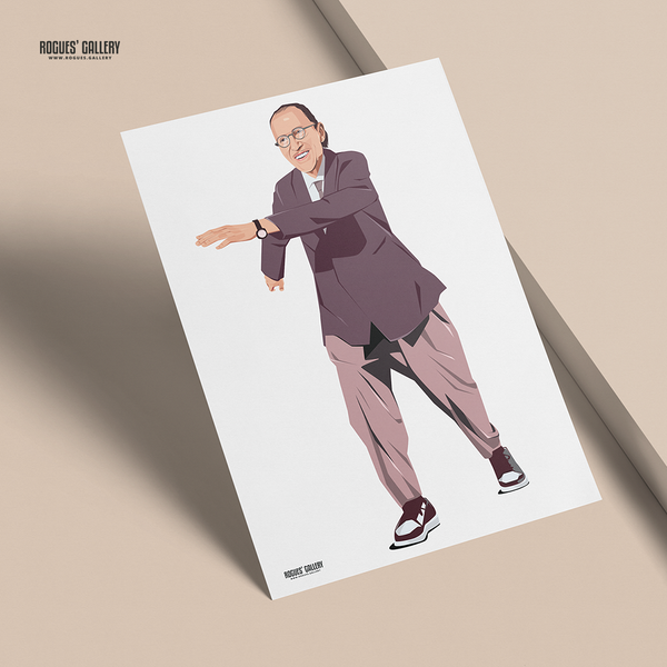 Dance Ron! - Ron Mael of Sparks - A3, A2, A1 or A0 Prints