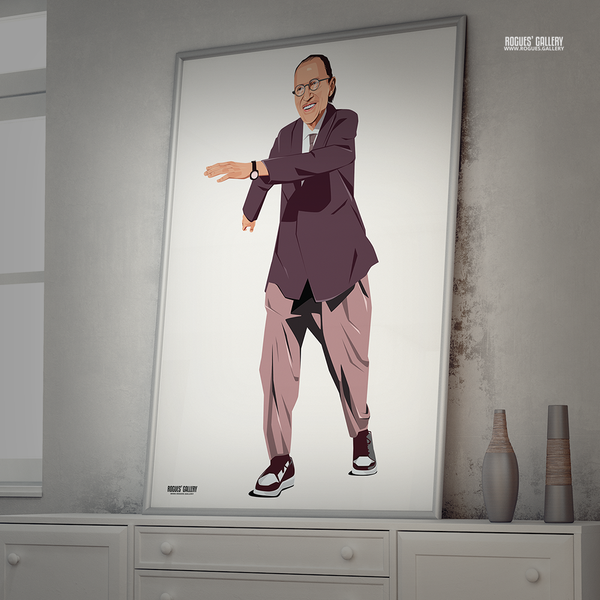 Dance Ron! - Ron Mael of Sparks - A3, A2, A1 or A0 Prints
