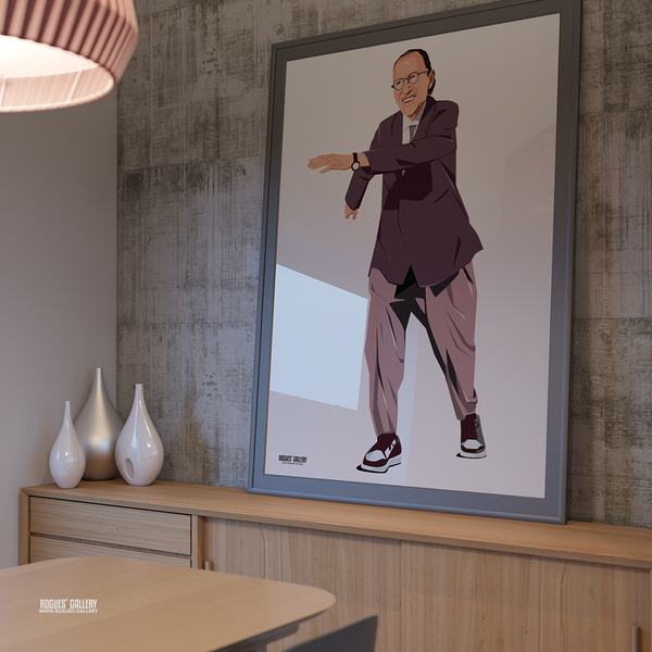 Dance Ron! - Ron Mael of Sparks - A3, A2, A1 or A0 Prints