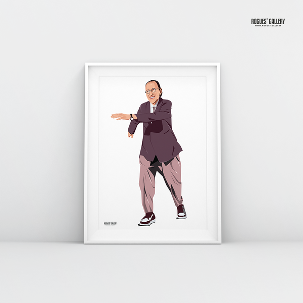 Dance Ron! - Ron Mael of Sparks - A3, A2, A1 or A0 Prints