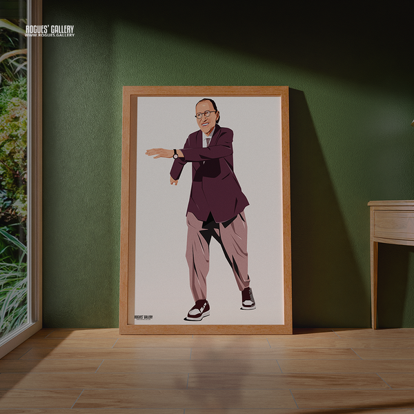 Dance Ron! - Ron Mael of Sparks - A3, A2, A1 or A0 Prints