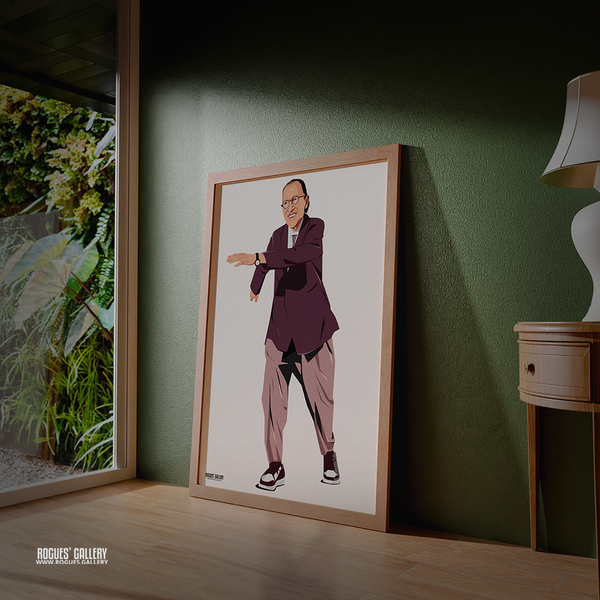 Dance Ron! - Ron Mael of Sparks - A3, A2, A1 or A0 Prints