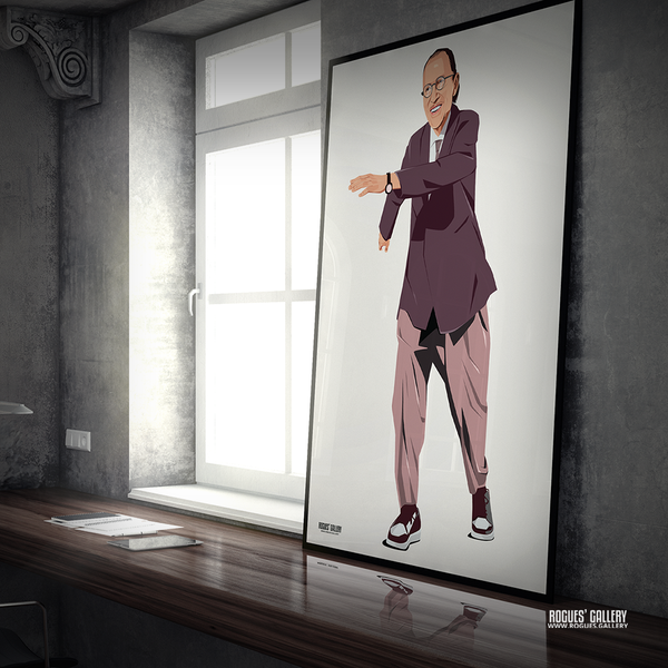 Dance Ron! - Ron Mael of Sparks - A3, A2, A1 or A0 Prints