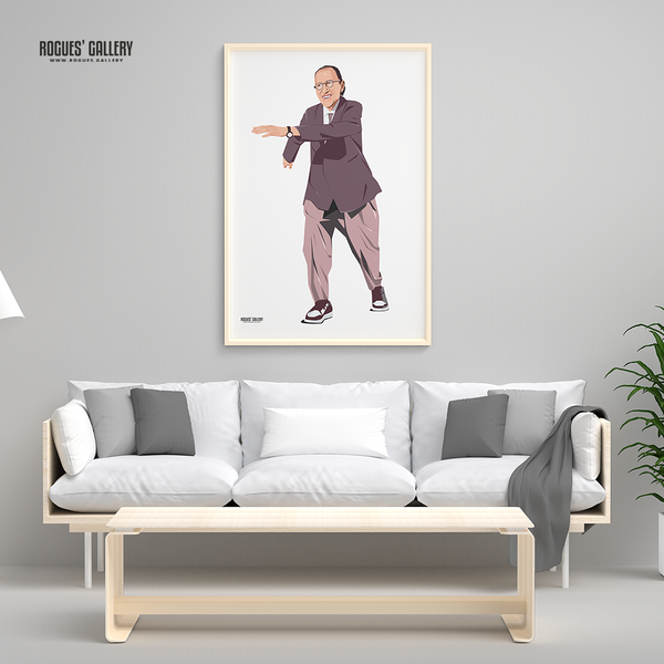 Dance Ron! - Ron Mael of Sparks - A3, A2, A1 or A0 Prints