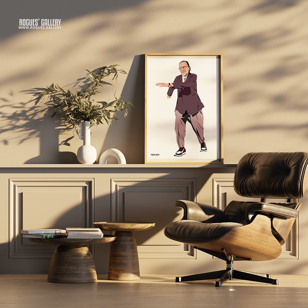 Dance Ron! - Ron Mael of Sparks - A3, A2, A1 or A0 Prints