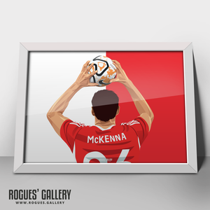 Scott McKenna - Nottingham Forest - A0, A1, A2 or A3 Red & White Prints