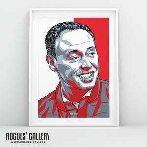 Steve Cooper Nottingham Forest boss A3 print