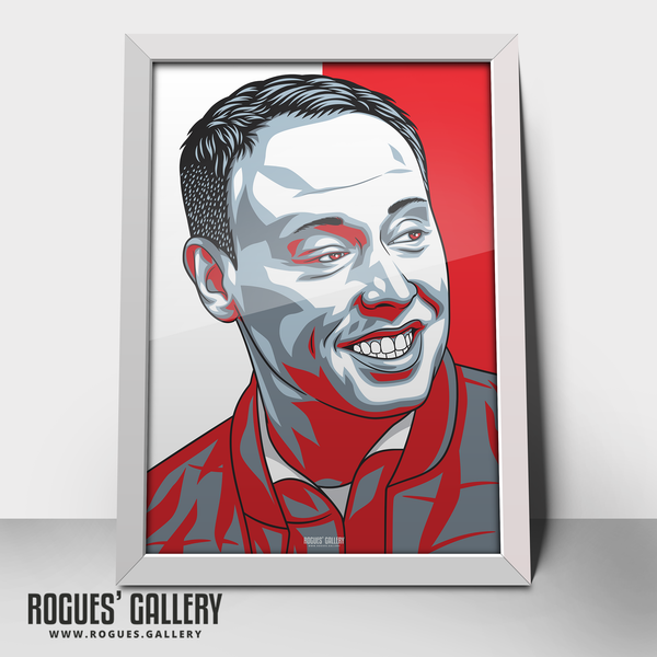 Steve Cooper Nottingham Forest boss A2 print