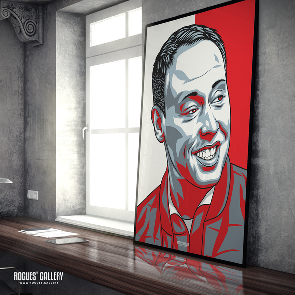 Steve Cooper Nottingham Forest boss A1 print