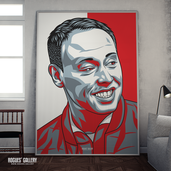 Steve Cooper Nottingham Forest manager poster