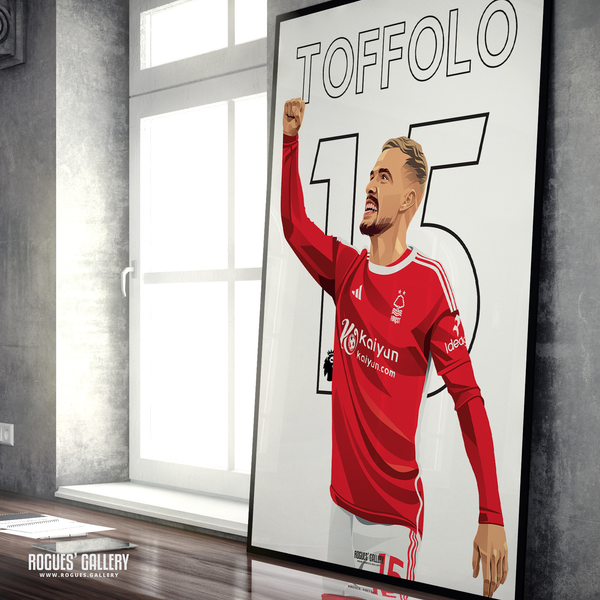 Harry Toffolo Nottingham Forest 15 A1 print