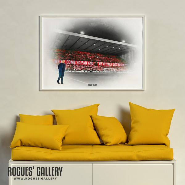 Trent End Stand City Ground Begun Nottingham Forest Steve Cooper A2 print red