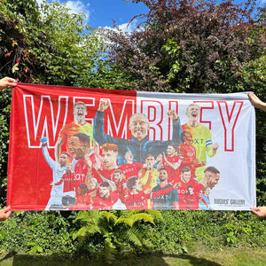 Wembley - Nottingham Forest Promotion Souvenir - Ultimate High Quality Fan Flag