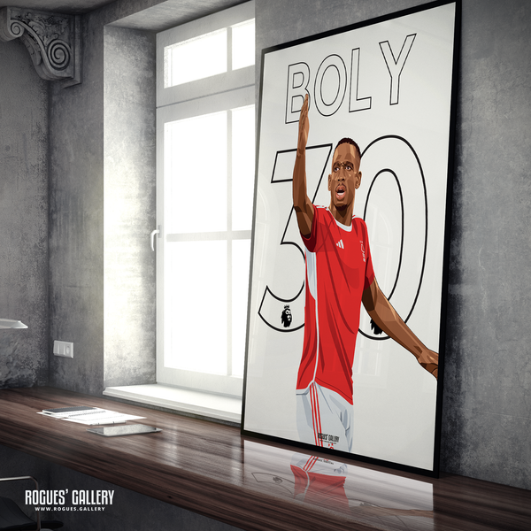 Willy Boly Nottingham Forest 30 A1 print