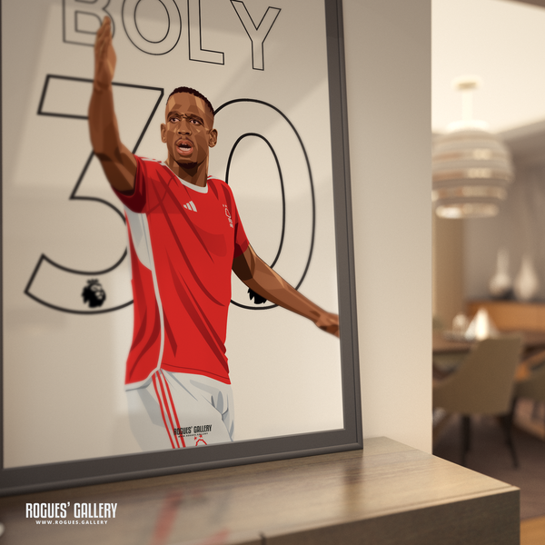 Willy Boly Nottingham Forest 30 poster