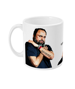 Evangelos Marinakis tattoo mug Nottingham Forest City Grounds