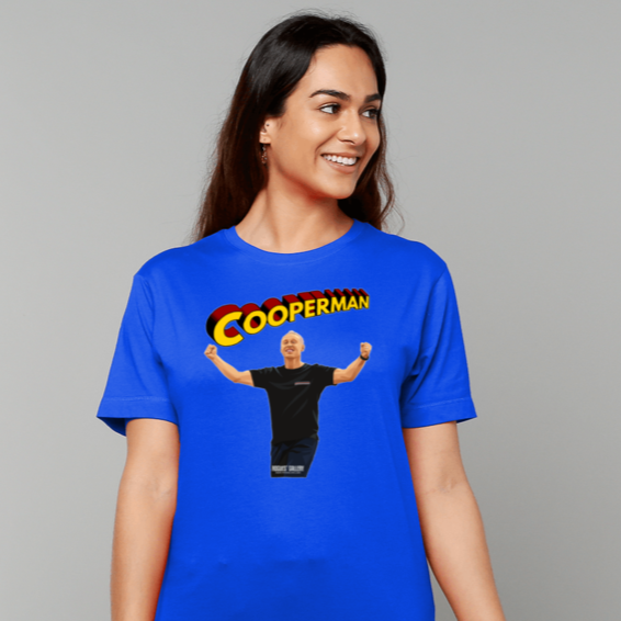 Steve Cooper t-shirt Nottingham Forest arms out Cooperman 