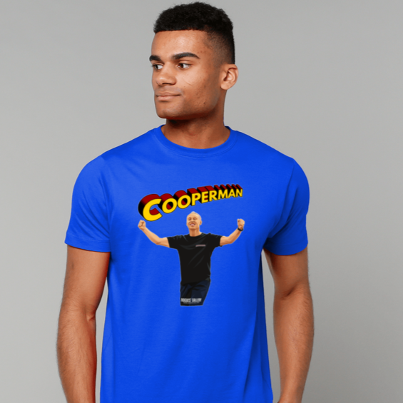 Steve Cooper t-shirt Nottingham Forest coach Cooperman fist pump nffc