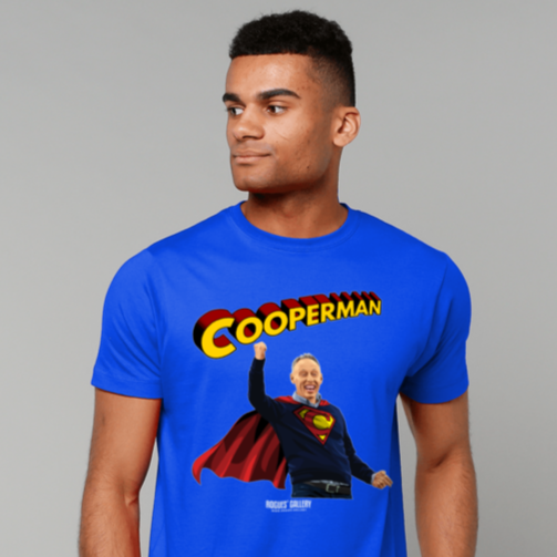 Steve Cooper Super Hero t-shirt Nottingham Forest coach Cooperman Reds