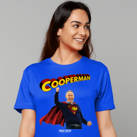 Steve Cooper Super Hero t-shirt Nottingham Forest coach Cooperman Trent