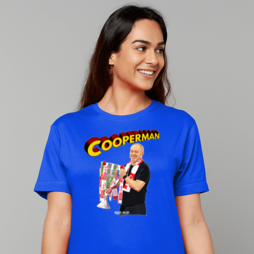 Steve Cooper Playoff Promotion t-shirt Nottingham Forest coach Cooperman goal