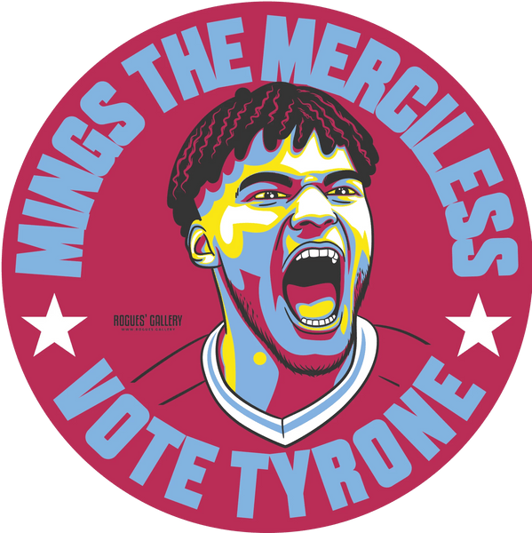 Tyrone Mings Aston Villa Vote beer mats #GetBehindTheLads