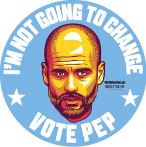 Pep Guardiola Manchester City Manager Vote Beer mats