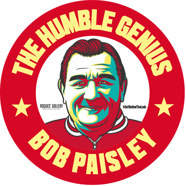 Bob Paisley legendary Liverpool manager LFC Anfield humble genius sticker