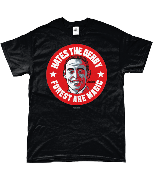 Stevie Cooper Hates The Derby #GetBehindTheLads black T-Shirt