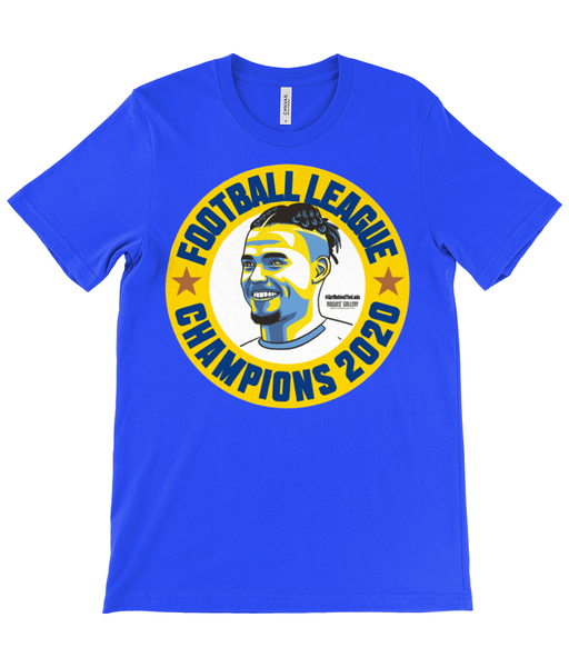 Kalvin Phillips Champions Leeds United 2020 unisex t-shirt blue