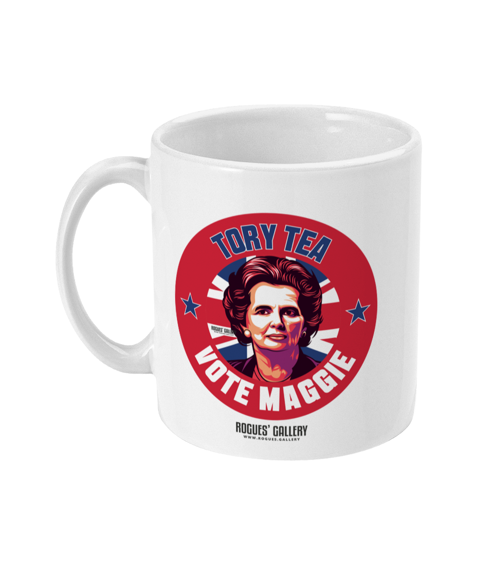 Margaret Thatcher Vote Mug Conservative Tory Union Jack