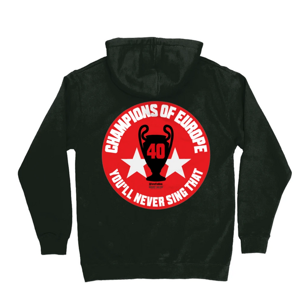 Champions of Europe Nottingham Forest black hoodie NFFC