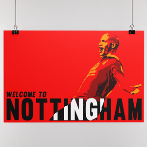 Adlene Guedioura Nottingham Forest Welcome to Nottingham artwork