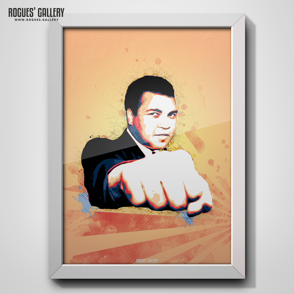 Muhammad Ali portrait The Greatest butterfly bee A3 print boxer American World heavyweight Champion legend