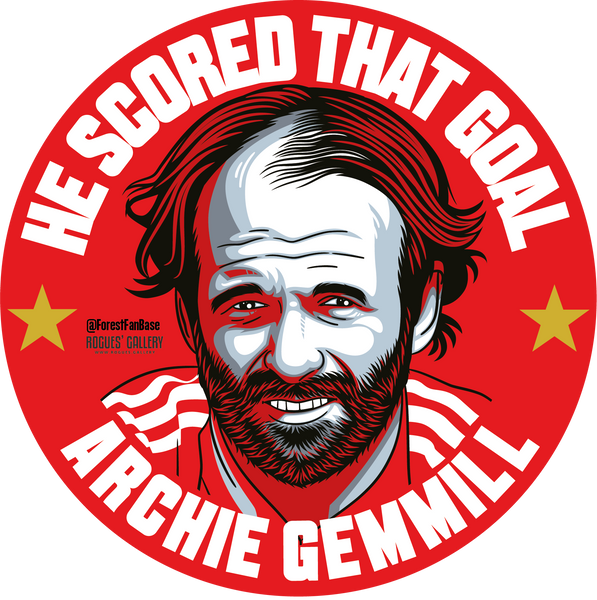 Archie Gemmill Nottingham Forest midfielder deluxe stickers #GetBehindTheLads