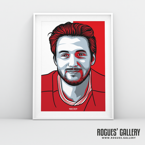 Harry Arter midfielder Nottingham Forest FC The City Ground NFFC A3 print