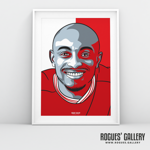 Fouad Bachirou midfielder Nottingham Forest FC The City Ground NFFC A3 print
