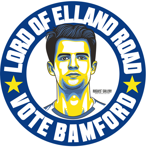 Patrick Bamford Leeds United striker beer mats Vote #GetBehindTheLads