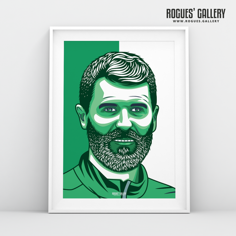Roy Keane Republic of Ireland Assistant Manager A3 print edit