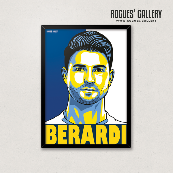 Berardi Leeds United FC defender art LUFC Elland Road