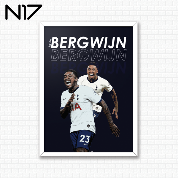Steven Begwijn Spurs forward dutch THFC A3 print N17 design edit