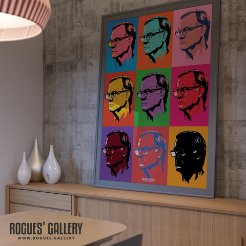 Leeds United manager Marcelo Bielsa pop art A0 print Rogues' Gallery