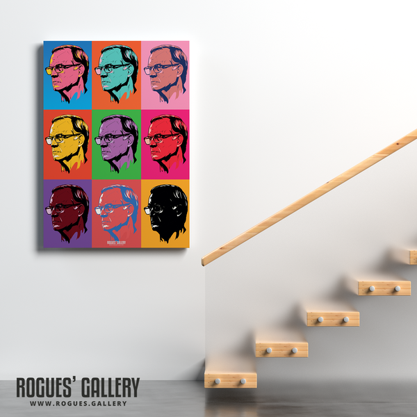 Leeds United manager Marcelo Bielsa pop art A2 print Rogues' Gallery