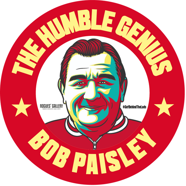 Bob Paisley legendary Liverpool manager LFC Anfield humble genius sticker