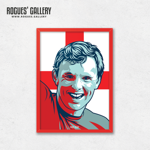 Bobby Moore West Ham Fulham England World Cup 1966 winner A3 print edit