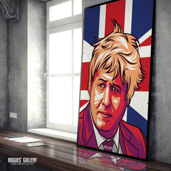 Boris Johnson Conservative PM A1 Print edit